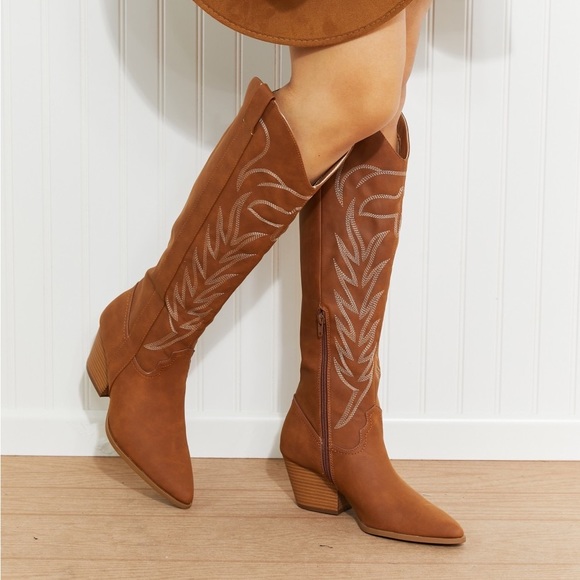 (Last Sizes!) Country Style Southern Knee Length Boots - Picture 11 of 11